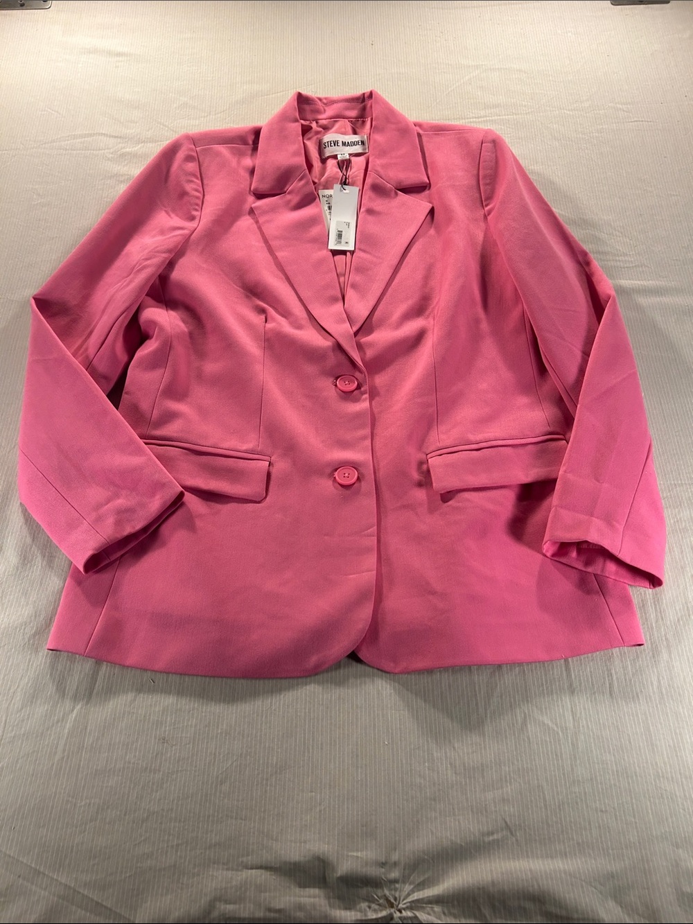 NWT Steve Madden Hot Pink Barbie Legally Blonde Inspired Tailored Blazer